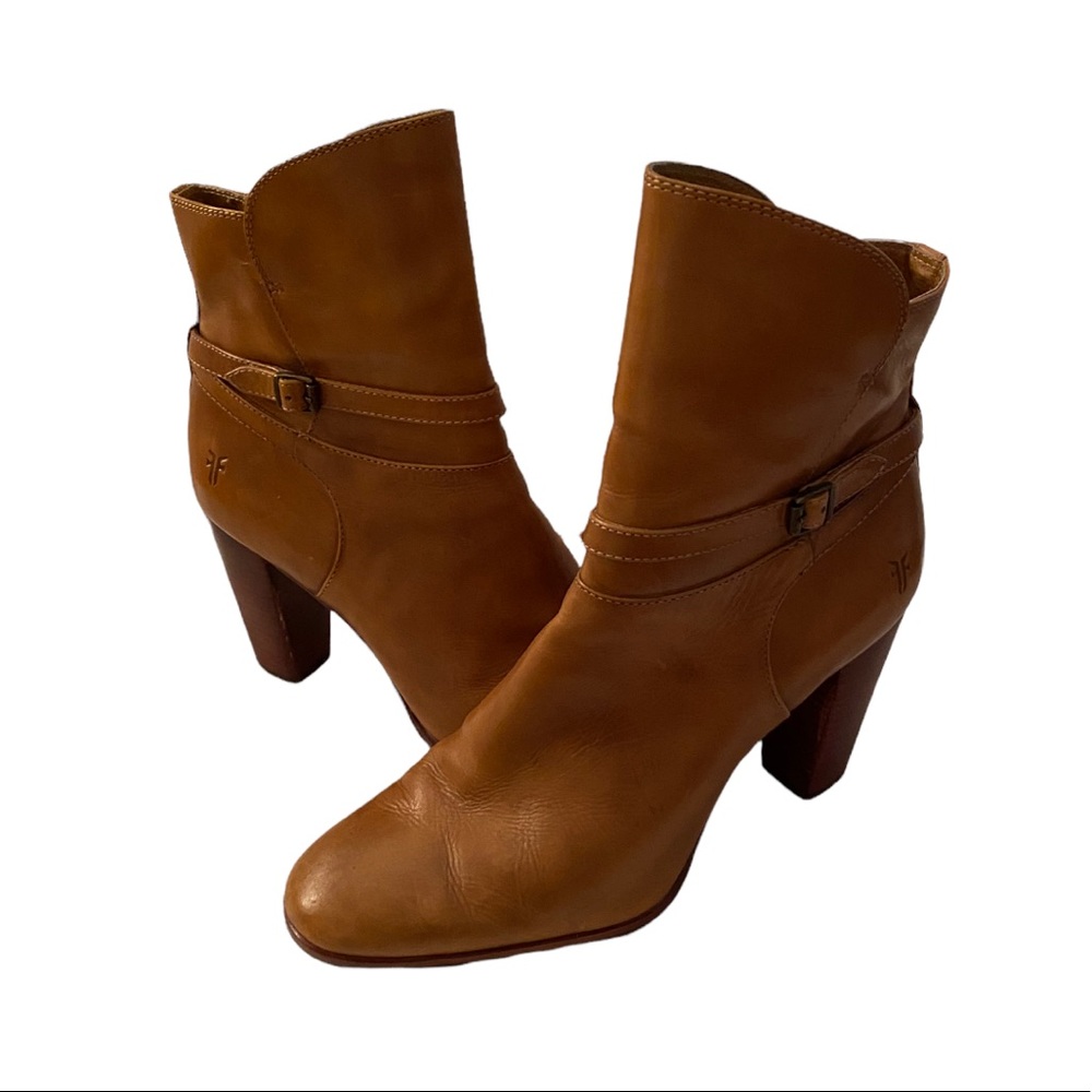 Leather Frye Boots. Size 11. Brandy color.